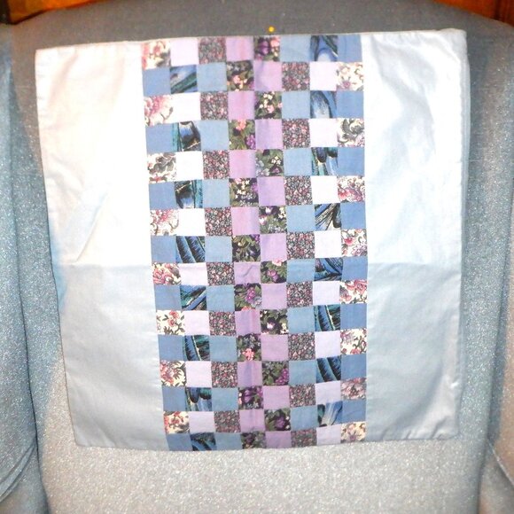 Amazing~~~Handcrafted, Lined, Zippered ~ PILLOW CASE  ~~~ Never Used - Picture 1 of 1